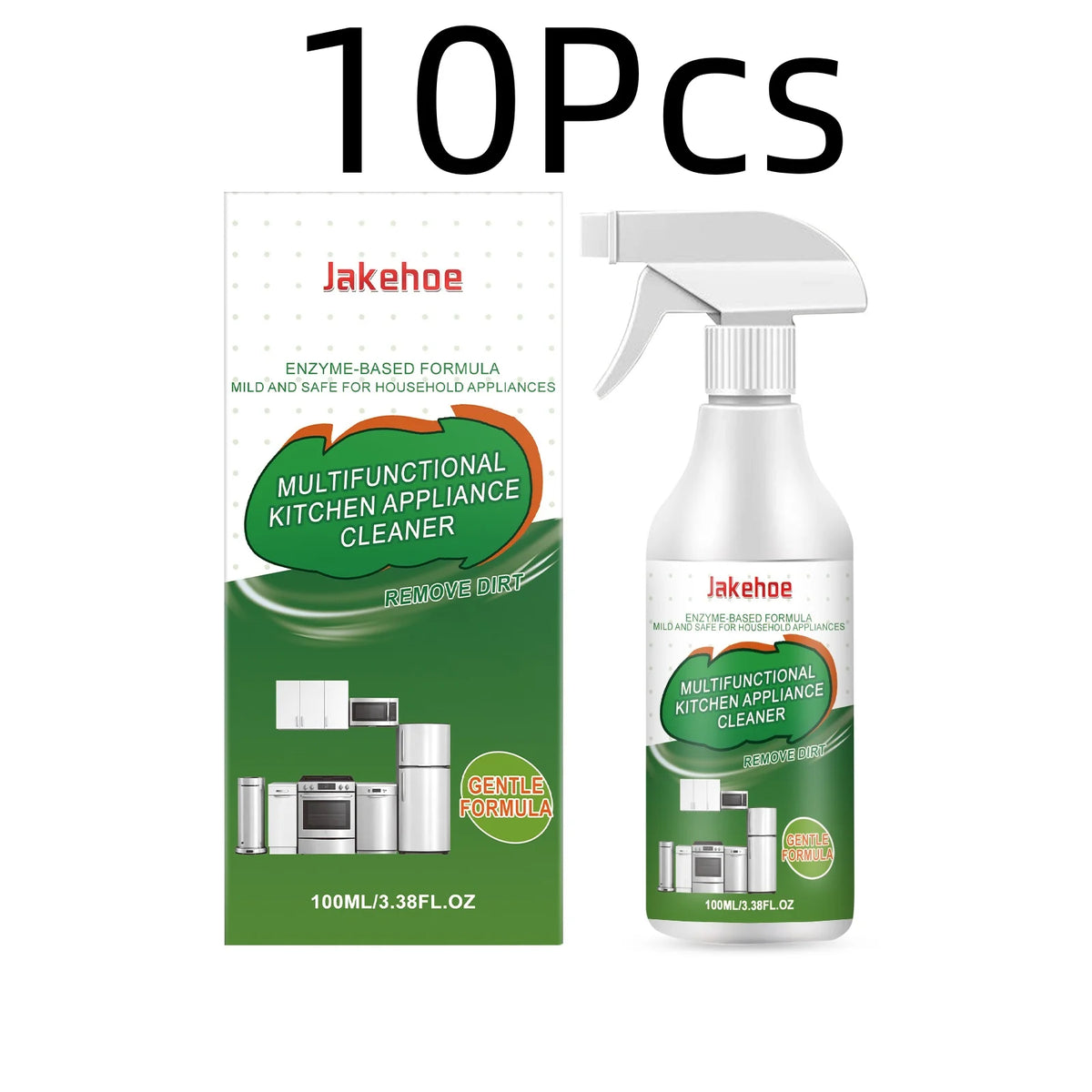 Jakehoe Kitchen Appliance Cleaner Powerful Decontamination Deep Stain Removal Refresh Kitchen Odors Multi Purpose Kitchen Spray