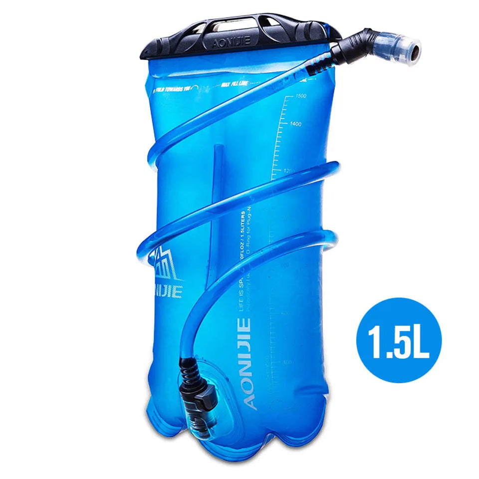 AONIJIE New 2000ML1.5L 2L 3L Outdoor Cycling Running Foldable TPU Water Bag Sport Hydration Bladder for Camping Hiking Climbing