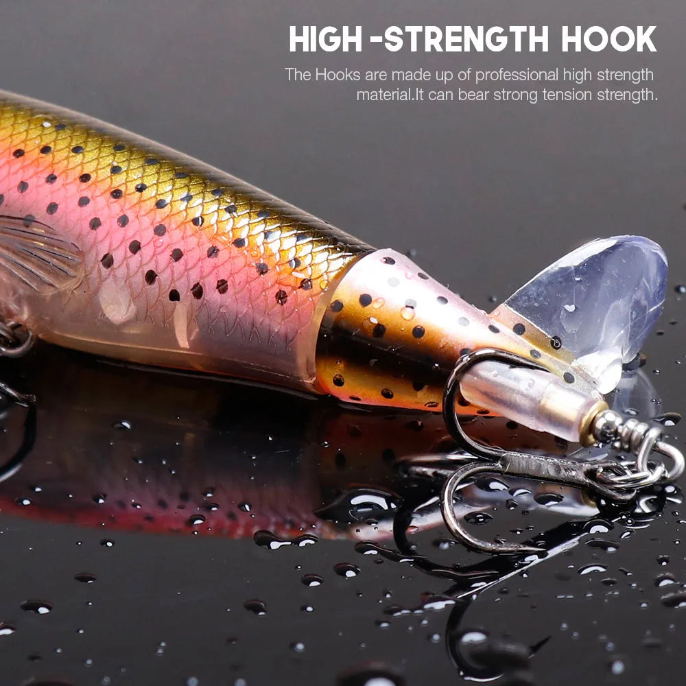 VTAVTA 10cm 17g Whopper Popper Top Water Lures For Fishing Pike Wobblers Minnow Fishing Lure Accessories Crankbait Popper Bait