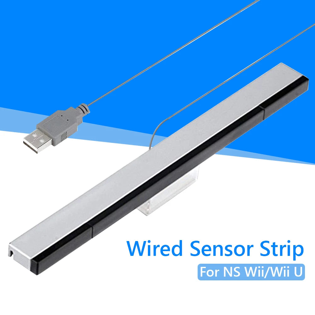 Wired Remote Sensor Bar Reciever Sensor Bar USB Replacement Infrared TV Ray Wired Sensor Bar for Wii/Wii U