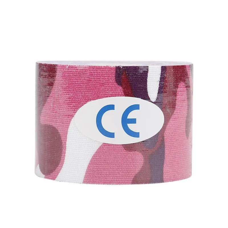 3-Color Camouflage Opp Bagged Elastic Sports Protective Tape Kinesiology Tape Muscle Tape Chest Tape Lifting Tape Bandage