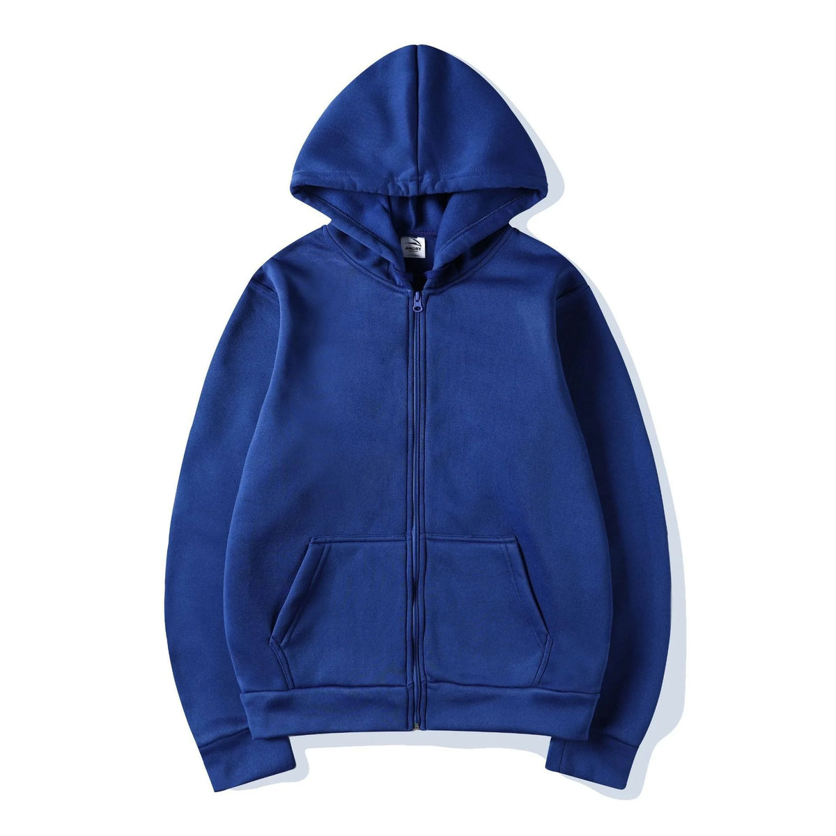 2026 Trend Hooded Sweatshirt Coat with Zipper and Fleece Jacket - Men's and Women's Fall/Winter Solid Color Pullover with Hood