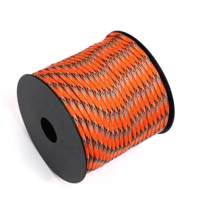7 Strand 4mm Paracord Rope 550 Military Tactical Parachute Cord for Camping Survival Tent Lanyard DIY Bracelet Weaving Accessori