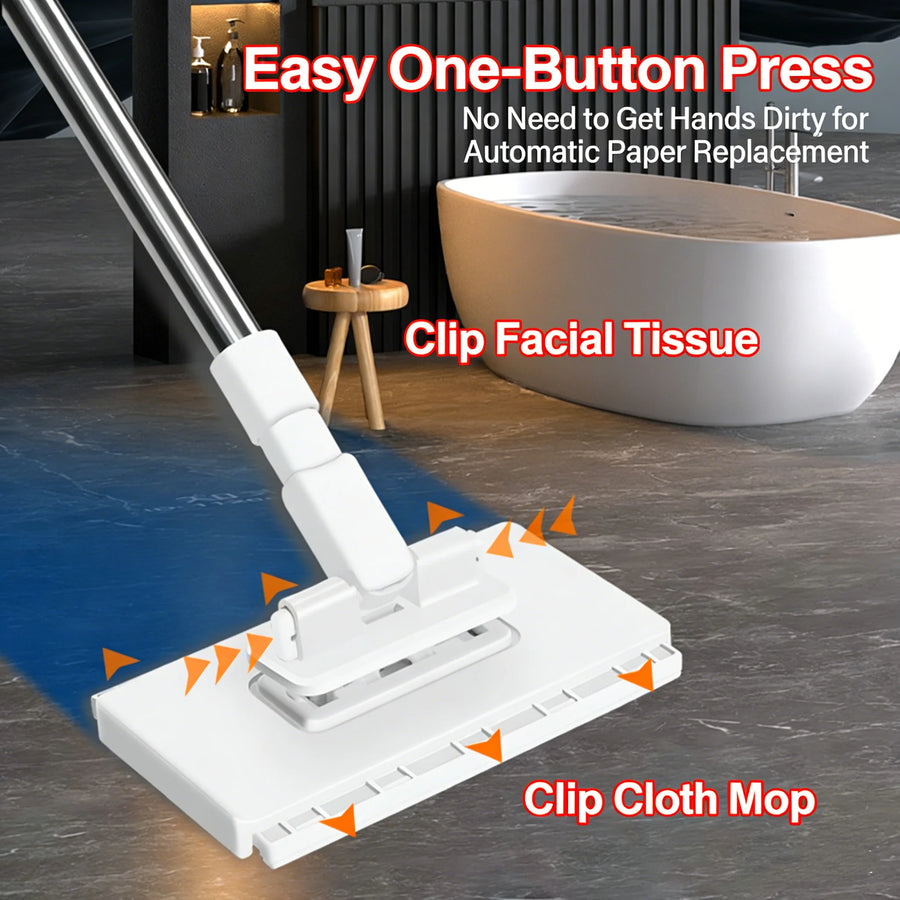 Pet Hair Remover Silicone Scraper Broom Magic Wiper High Place Glass Wiper Floor Mop Household Cat Hair Floor Cleaning Tool
