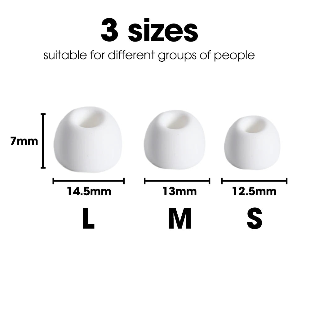 Soft Silicone Eartips for Huawei FreeBuds 4i/5i Earbuds Earphone Earplug Cover L M S Size Headphone Ear Tips for FreeBuds 5i