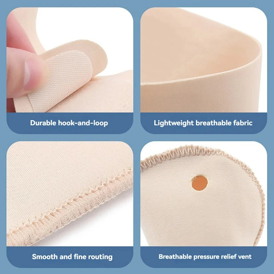 GOBYGO 1Pcs Adjustable Lightweight Toe Bunion Corrector Bigfoot Toe Separation Correction Ankle Brace Wear Shoes Ankle Sleeve