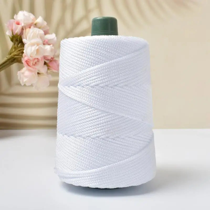1PC 3mm-180m-250g  Crochet Lightweight Cord Hollow Yarn, For Crocheting Summer Sun Hats, Bags, Crafts, And Christmas Decorations