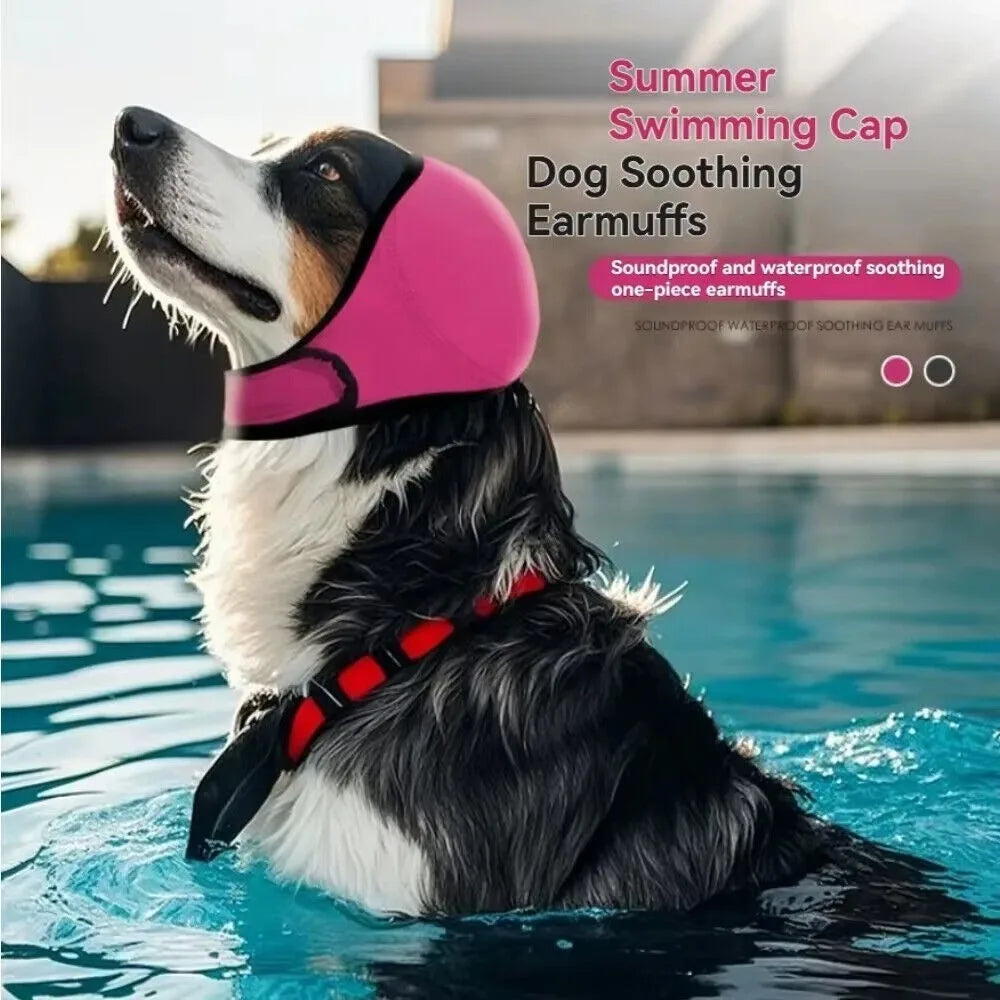 Hearing Protection Dog Calming Earmuff Noise Reduction Shock Proof Dog Earmuffs Waterproof Dog Soothing Headcover