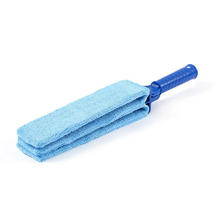 Blue Venetian Blind Cleaning Brush for Cleaning and Dust Removal, Air Conditioner Vent Dust Brush, Gap Cleaning Brush
