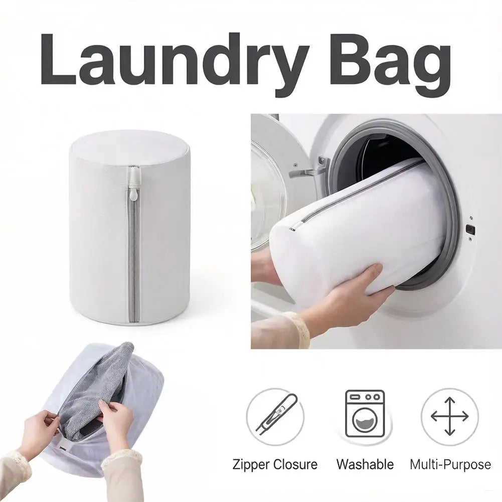 Versatile Shoe Washing Bag - Durable Mesh Laundry Bag for Sneakers, Running Shoes, Socks & Bras with Zipper Closure, Laundry Bag