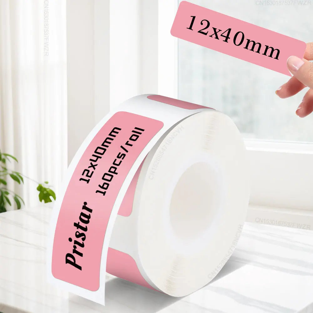 1PK P15 Transparent Label Tape 14mmx30mm Clear Waterproof Self Adhesive Label Sticker Paper for Marklife P15 P12 Label Maker