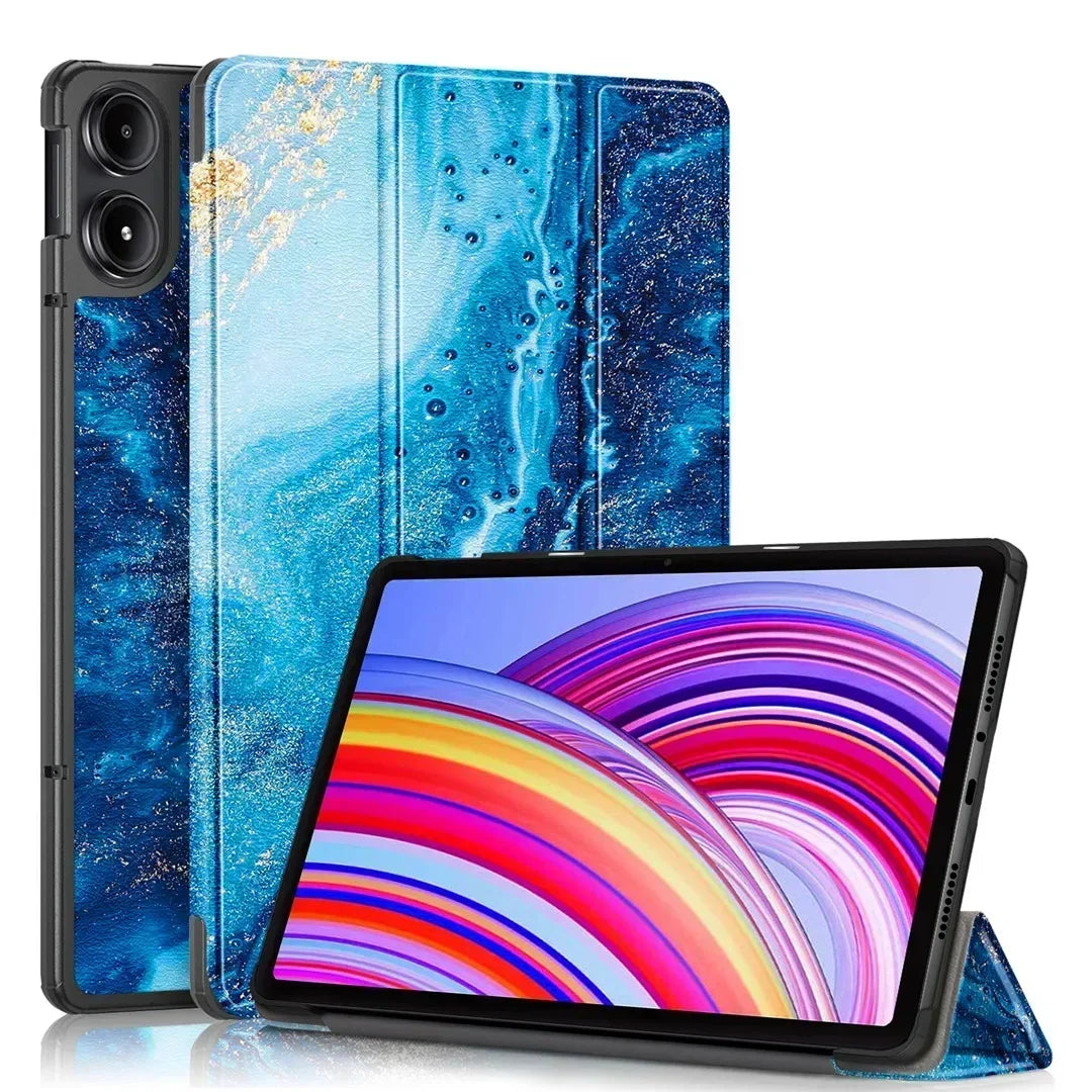 2024 Tablet Case For Xiaomi Redmi Pad Pro 12.1 inch Tri-Folding Stand Smart Leather Cover For Redmi Pad Pro 12.1" Funde tablets