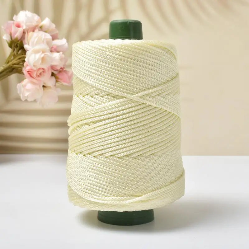 1PC 3mm-180m-250g  Crochet Lightweight Cord Hollow Yarn, For Crocheting Summer Sun Hats, Bags, Crafts, And Christmas Decorations