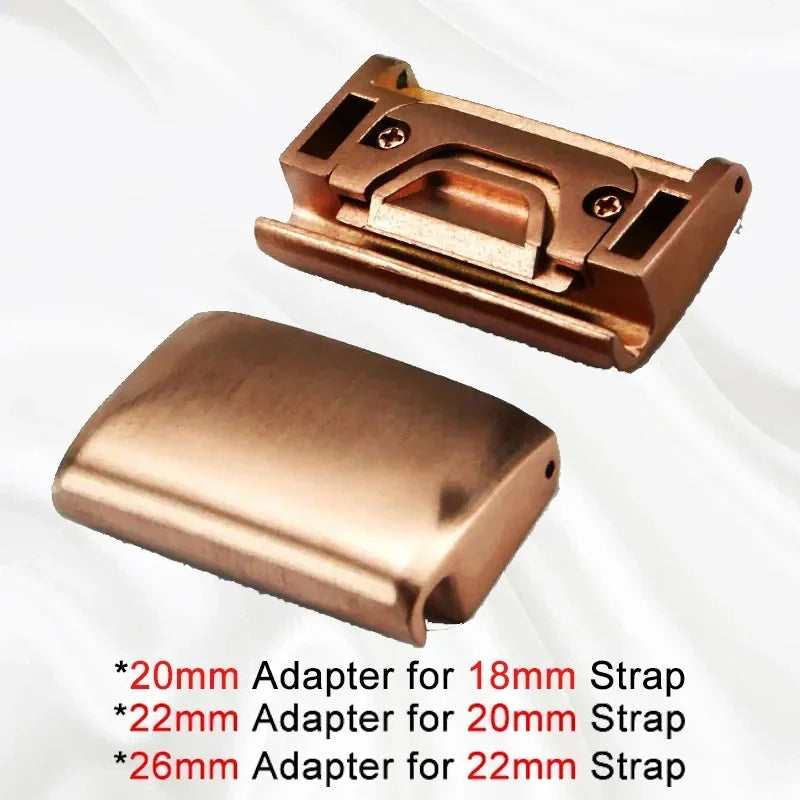 26 22 20mm Quick Fit Metal Adapter For Garmin Fenix 5s/5/5X/5XPlus/6s/6/6X Pro/7/7x/Forerunner945 Watch Easyfit Buckle Connector