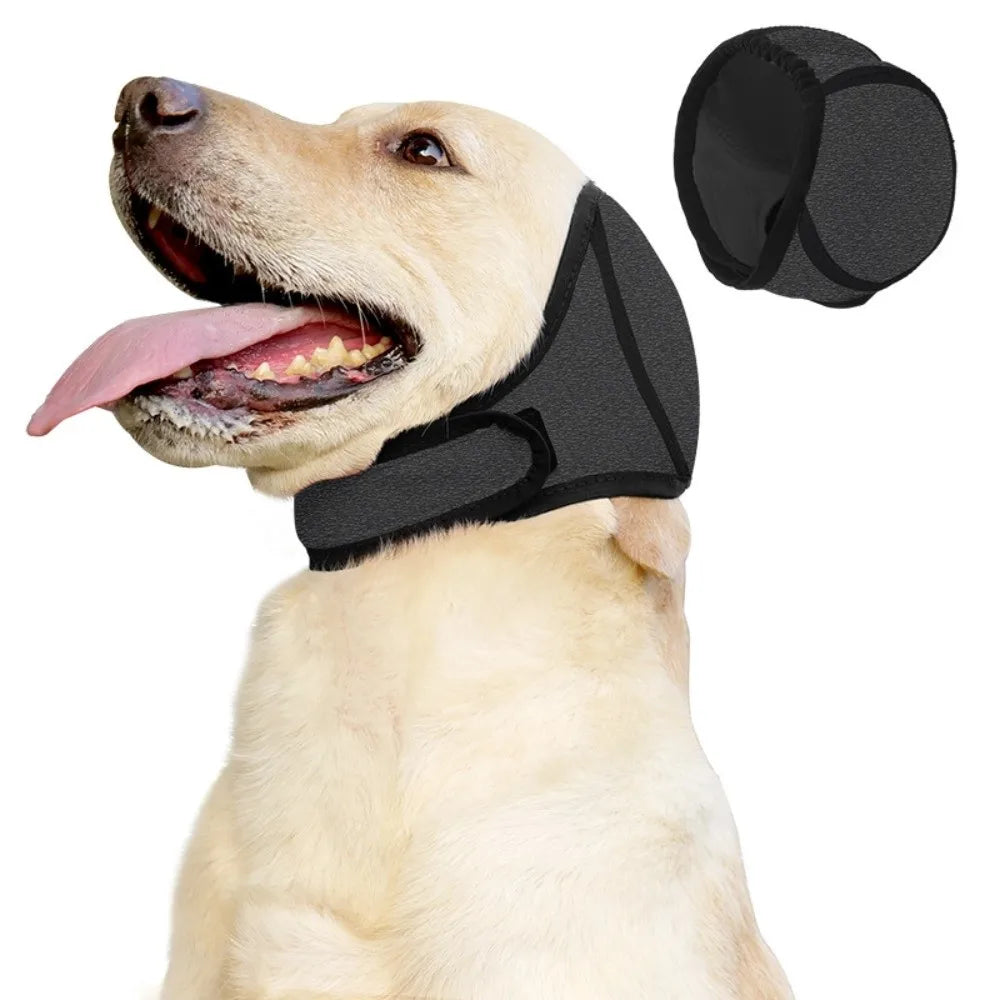 Hearing Protection Dog Calming Earmuff Noise Reduction Shock Proof Dog Earmuffs Waterproof Dog Soothing Headcover