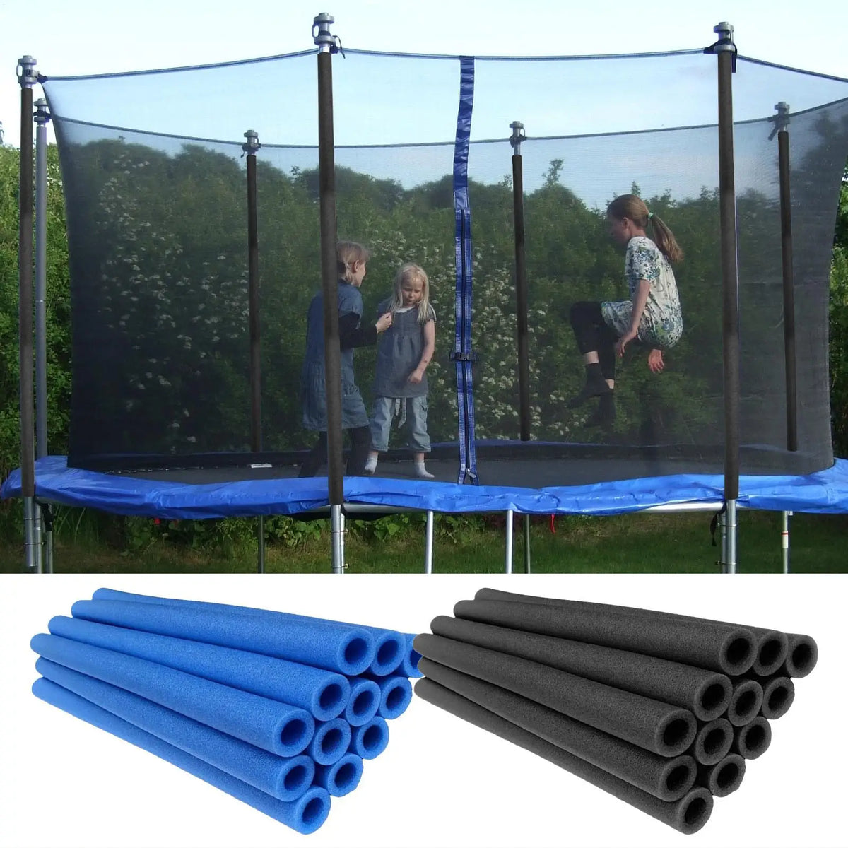 12Pcs 40cm Trampoline Pole Foam Sleeves Trampoline Pole Covers Protective Replacement Part Tube Padding Canopy Accessories