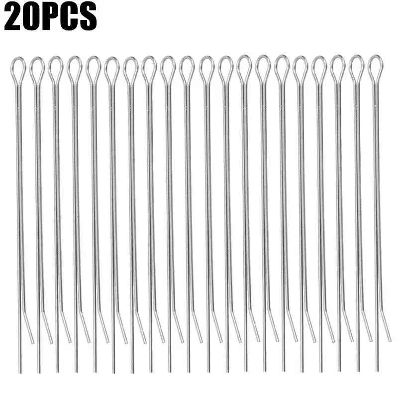 Main 20Pcs/Lot Candle Wick Holders Candle Wick Fixer Cotton Wick Fixed Iron Clip Stabiliser DIY Candles Making Device Tool Accessories