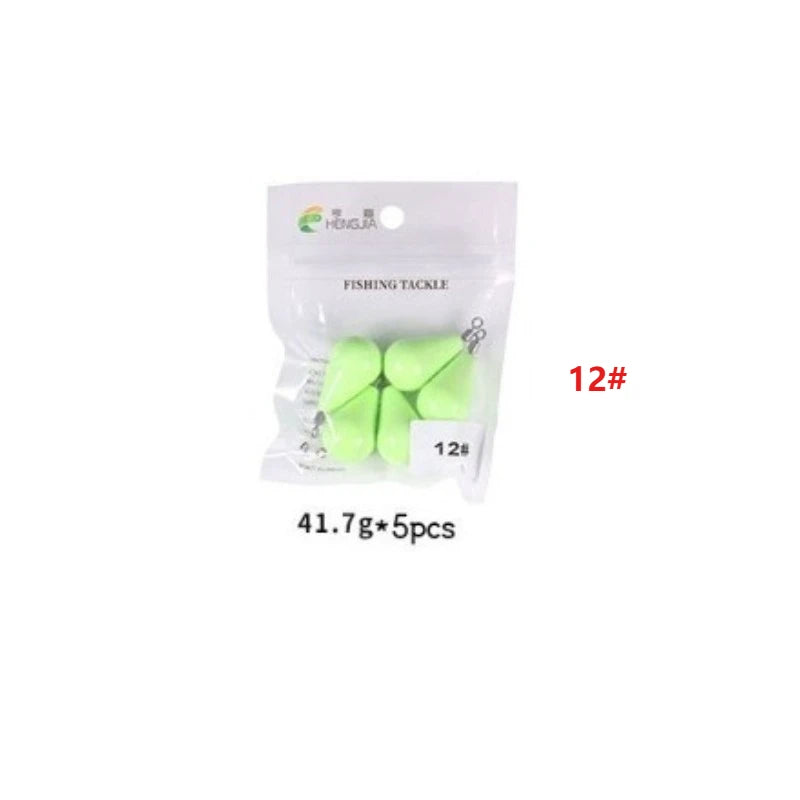 Luminous Fishing Sinkers 12g-150g Weight Sinker Ball Worm Flipping Weights Fishing Weights for Bass Texas Rigs Tackle