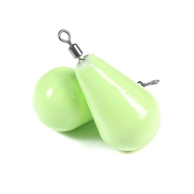 Luminous Fishing Sinkers 12g-150g Weight Sinker Ball Worm Flipping Weights Fishing Weights for Bass Texas Rigs Tackle