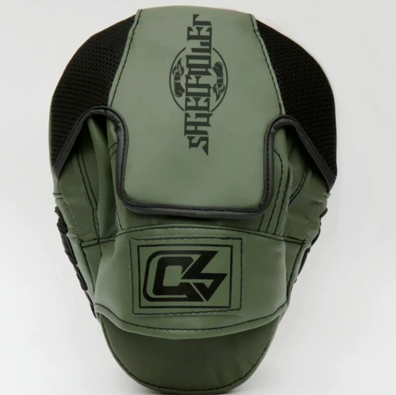 Boxing Pads for Men, Women,& Kids, Leather Focus Mitts for Martial Arts, Boxing Training,Curved Punch Mitts for Karate