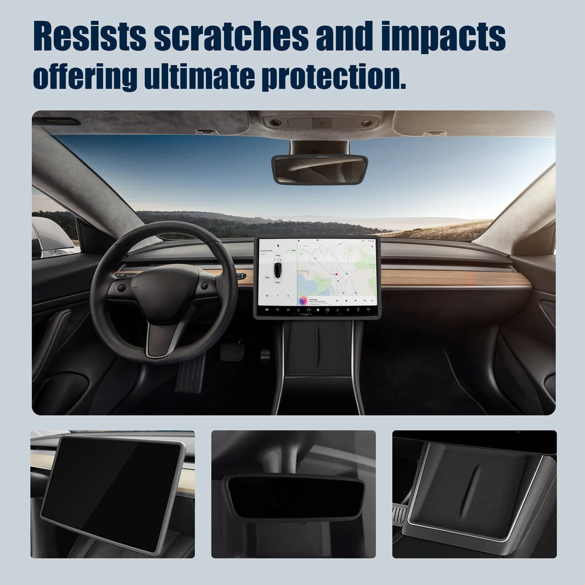 For 2025‑2026  Model Y Juniper 10‑Piece Interior Accessories Set, Center Console Storage Box, Cup Holder Insert, Only Fits 5‑Seater, Not Compatible With Standard Edition