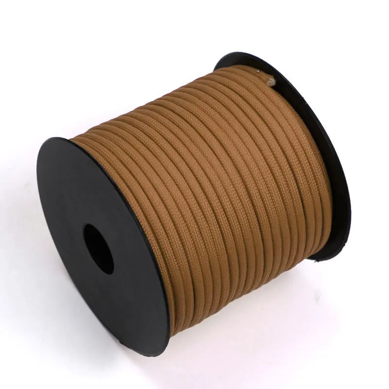 7 Strand 4mm Paracord Rope 550 Military Tactical Parachute Cord for Camping Survival Tent Lanyard DIY Bracelet Weaving Accessori