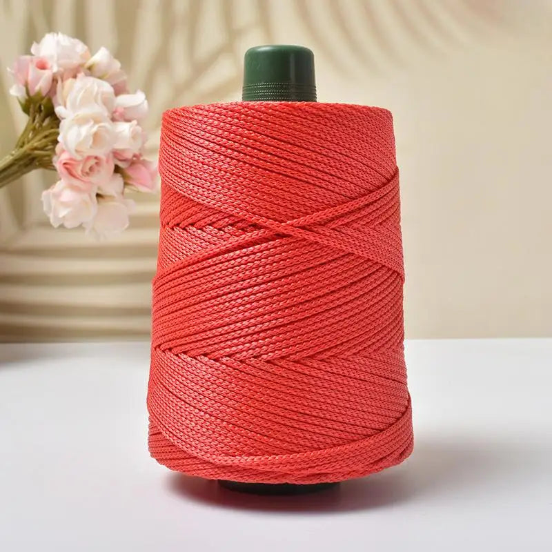 1PC 3mm-180m-250g  Crochet Lightweight Cord Hollow Yarn, For Crocheting Summer Sun Hats, Bags, Crafts, And Christmas Decorations