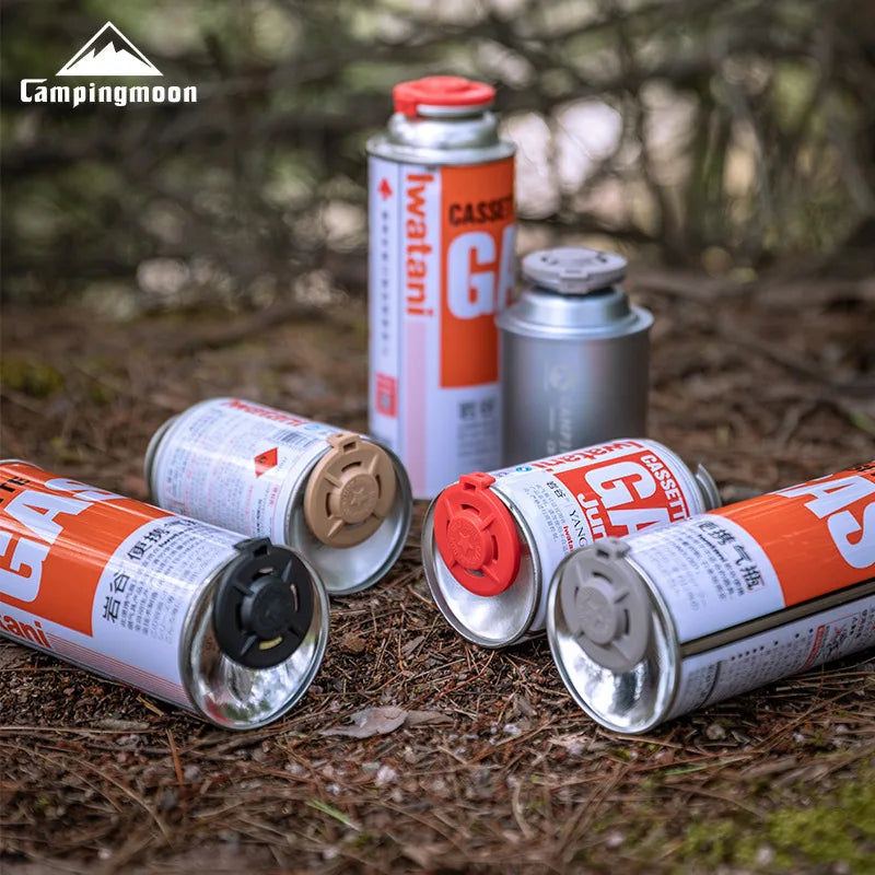 CAMPINGMOON Four-color Long Gas Tank Protective Cover Outdoor CB Tank Cassette Gas Tank Dust Cover Leak-proof Protective Cover