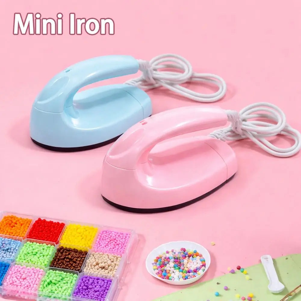 DIY Craft Mini Ironing Beads Eectric Iron Plastic Beads Heat Transfer Printing Collage Beans Tool Handmade Beads