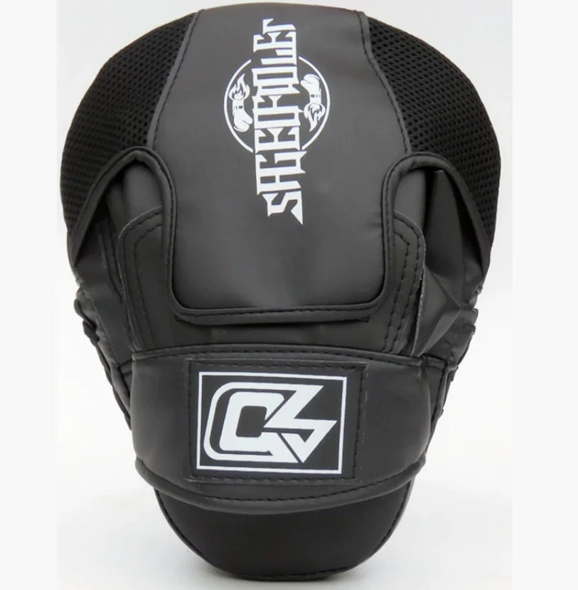 Boxing Pads for Men, Women,& Kids, Leather Focus Mitts for Martial Arts, Boxing Training,Curved Punch Mitts for Karate