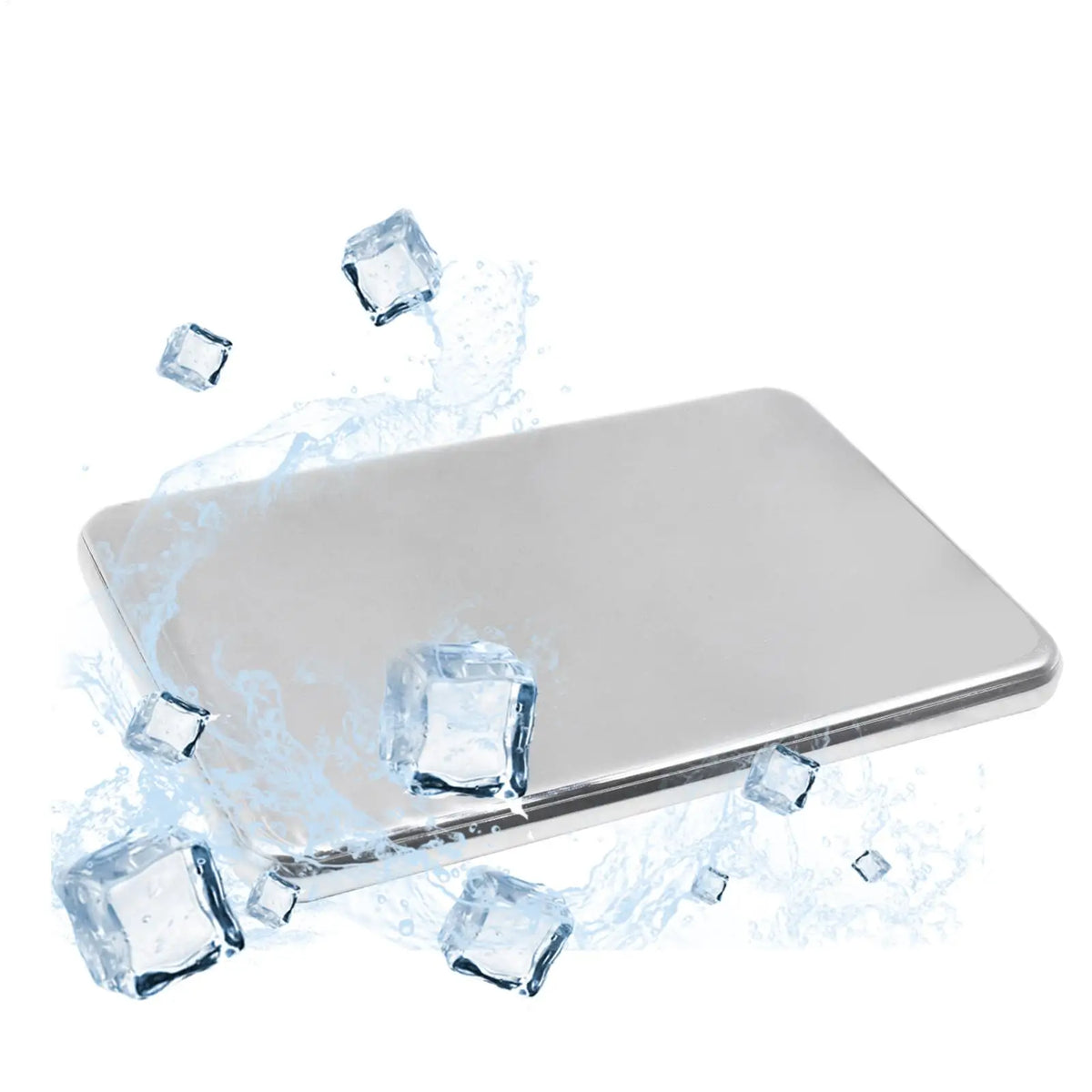 Stainless Steel Lunch Boxes Ice Packs Reusable Quick Freeze Packs for Cooler Lunch Bags Long Lasting Cooling Ice Packs