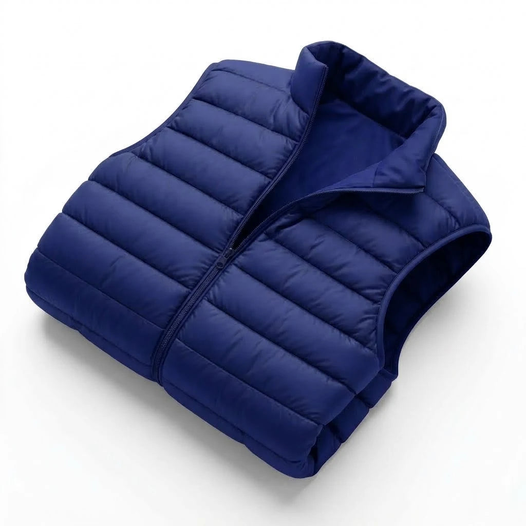 Autumn Mens Gilet Zip Mock Neck Sleeveless Winter Cozy Quilted Outer Garment for Guys Outer Shell Tops Lightweight Outer Attire