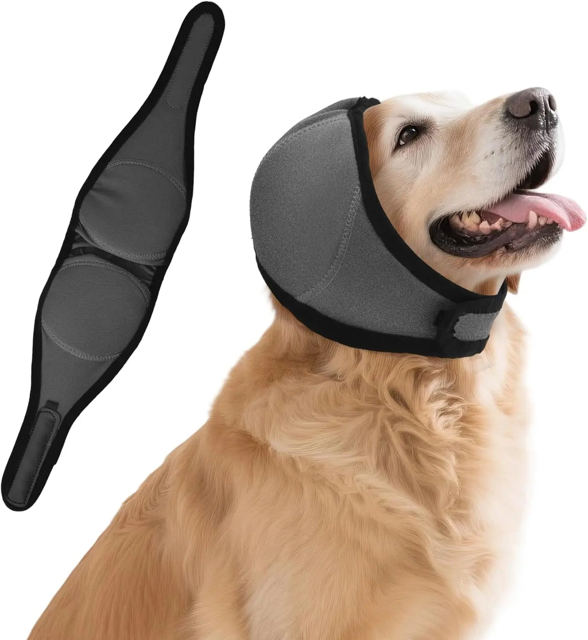 S/M/L Adjustable Earmuffs Quiet Ears Dogs Swimming Comfort Calming Hoodie Ear Covers Relief Wraps Isolate Noise Protection