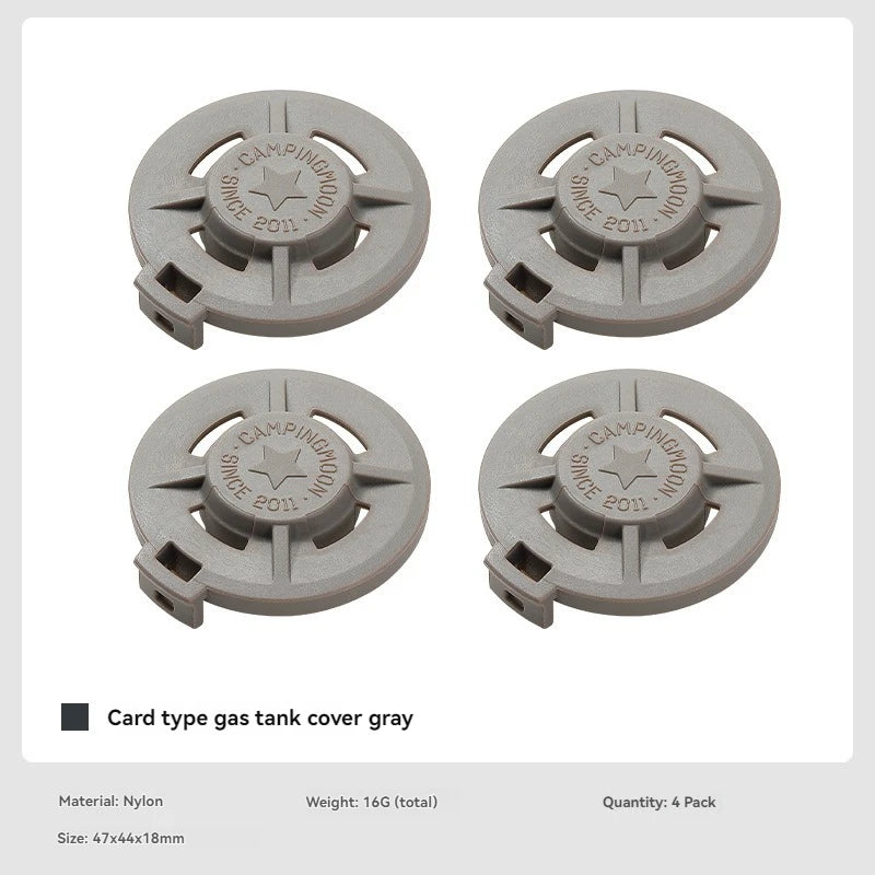 CAMPINGMOON Four-color Long Gas Tank Protective Cover Outdoor CB Tank Cassette Gas Tank Dust Cover Leak-proof Protective Cover