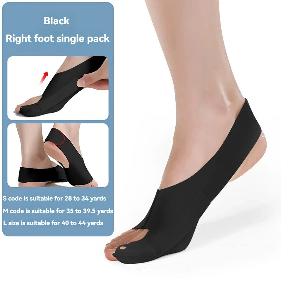 GOBYGO 1Pcs Adjustable Lightweight Toe Bunion Corrector Bigfoot Toe Separation Correction Ankle Brace Wear Shoes Ankle Sleeve