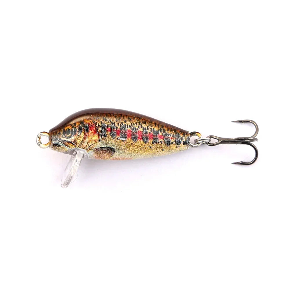 B&U 29mm Sinking Minnow Wobbling Fishing Lure Artificial Baits For Bass Perch Pike Trout Hard Bait Jerkbait Fishing Tackle