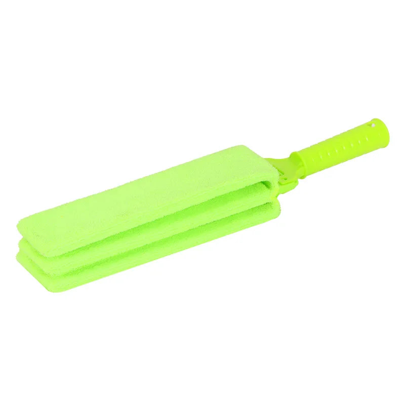 Blue Venetian Blind Cleaning Brush for Cleaning and Dust Removal, Air Conditioner Vent Dust Brush, Gap Cleaning Brush