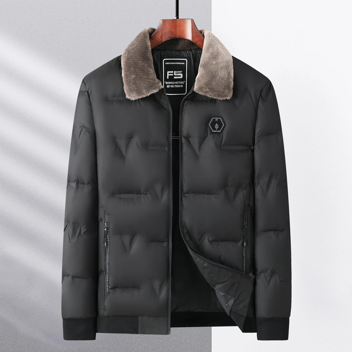 Cotton Collar Men's Winter Thick Warm Middle-aged and Elderly Cotton Jacket 2026 New Cotton Jacket High-end Men's Winter Jacket