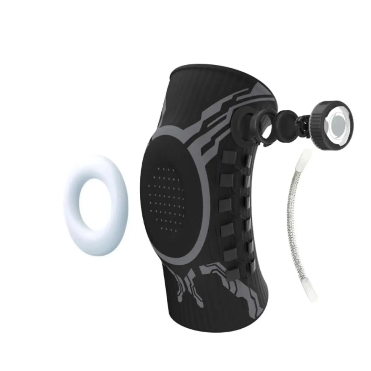 Sweat Wicking Adjustable Joint Recovery Professional Knee Brace Meniscus Patella Protector Powerlifting Hiking Football Home Gym