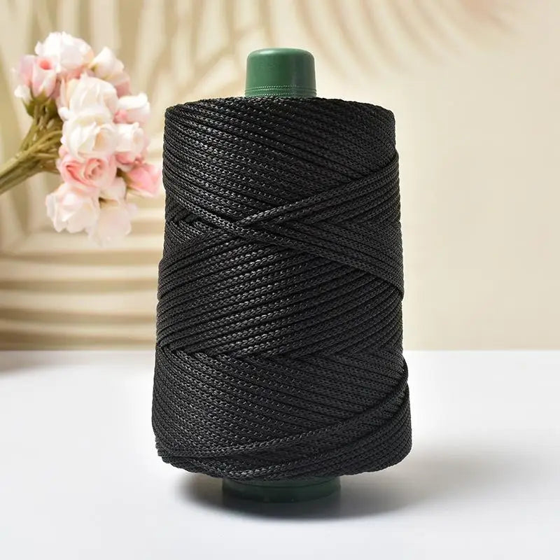 1PC 3mm-180m-250g  Crochet Lightweight Cord Hollow Yarn, For Crocheting Summer Sun Hats, Bags, Crafts, And Christmas Decorations