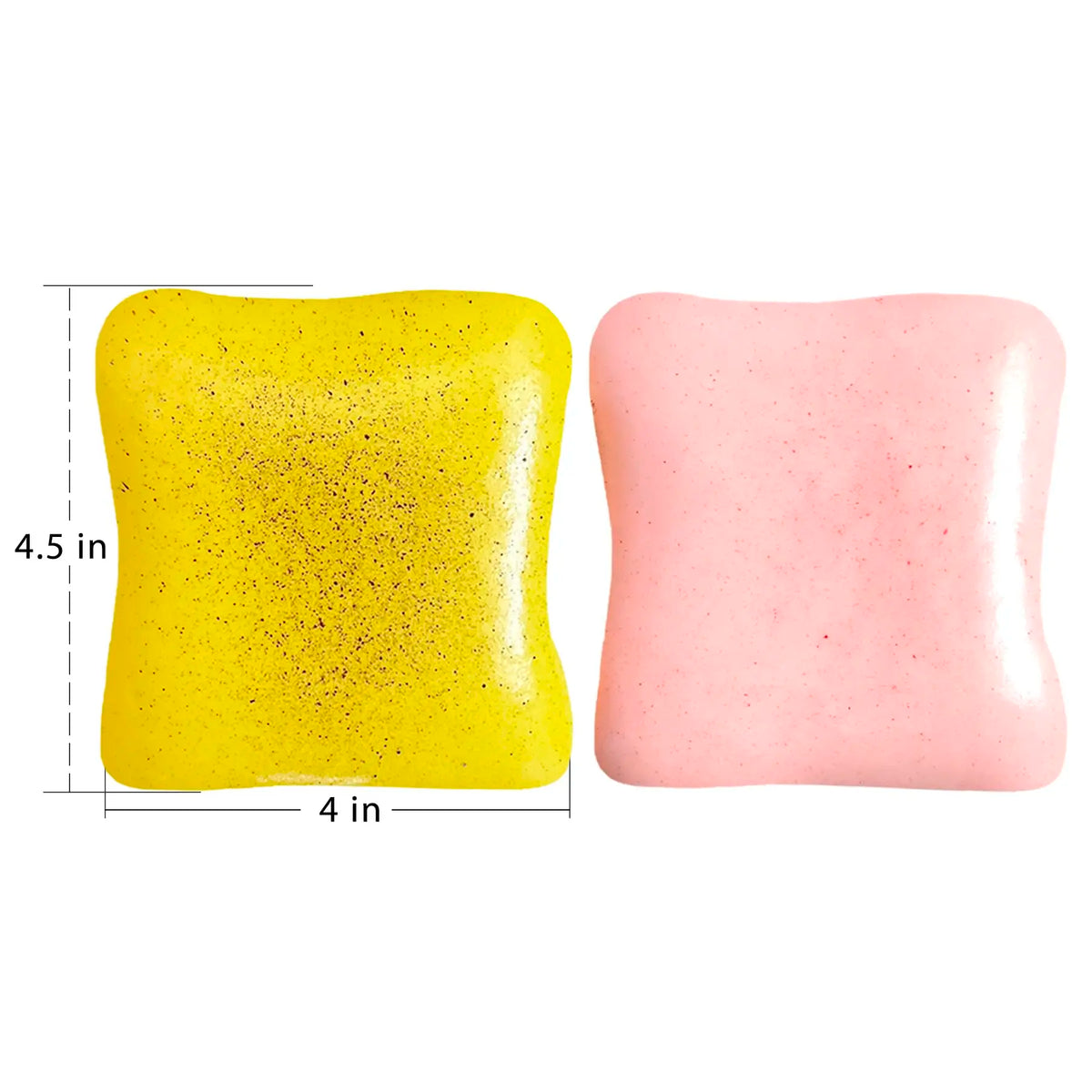 1 Piece of Bread-Shaped Buttery Squishy Toy, Slow Rebound Sensory Stimulation Squeeze Toy, Anxiety-Relieving Stress Ball, Small and Cute Pocket-Sized Stress-Relief Toy, Party Favors, Easter Egg Fillers, Christmas Stocking Stu