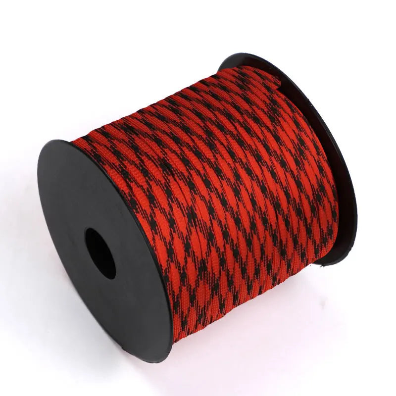 7 Strand 4mm Paracord Rope 550 Military Tactical Parachute Cord for Camping Survival Tent Lanyard DIY Bracelet Weaving Accessori