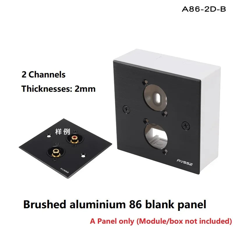 D-type Multifunctional Data Module 86 Panel audio video socket XLR VGA BNC RJ45 RJ11 Jack 3.5/6.35 RCA USB3.0 TypeC Connector