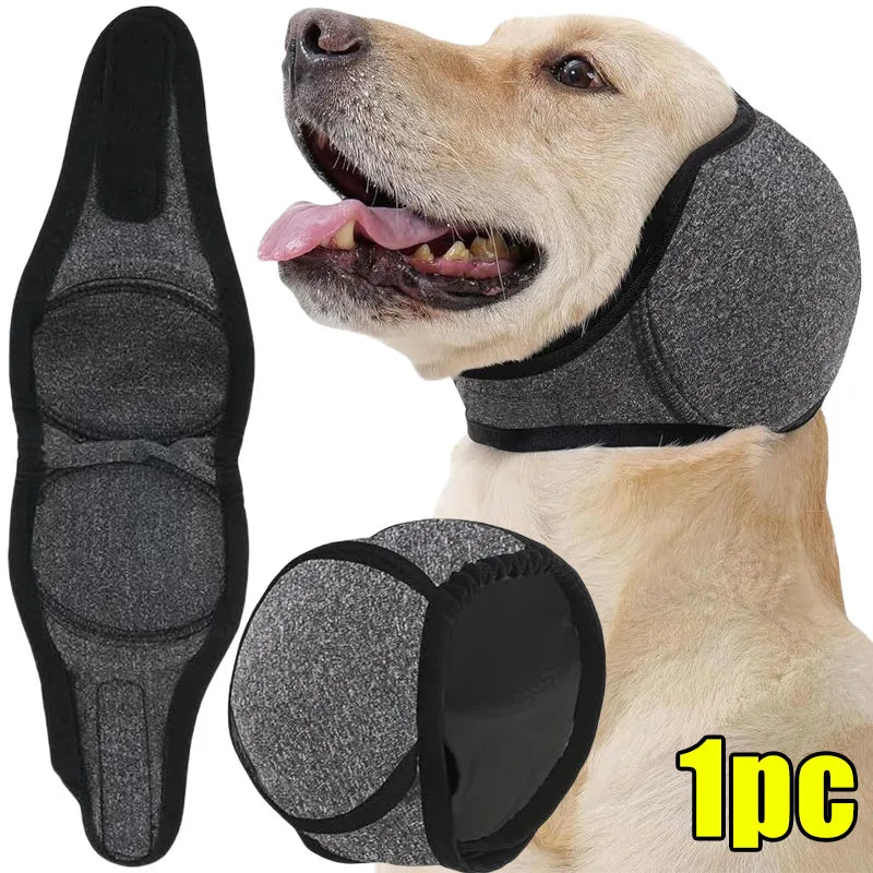 S/M/L Adjustable Earmuffs Quiet Ears Dogs Swimming Comfort Calming Hoodie Ear Covers Relief Wraps Isolate Noise Protection