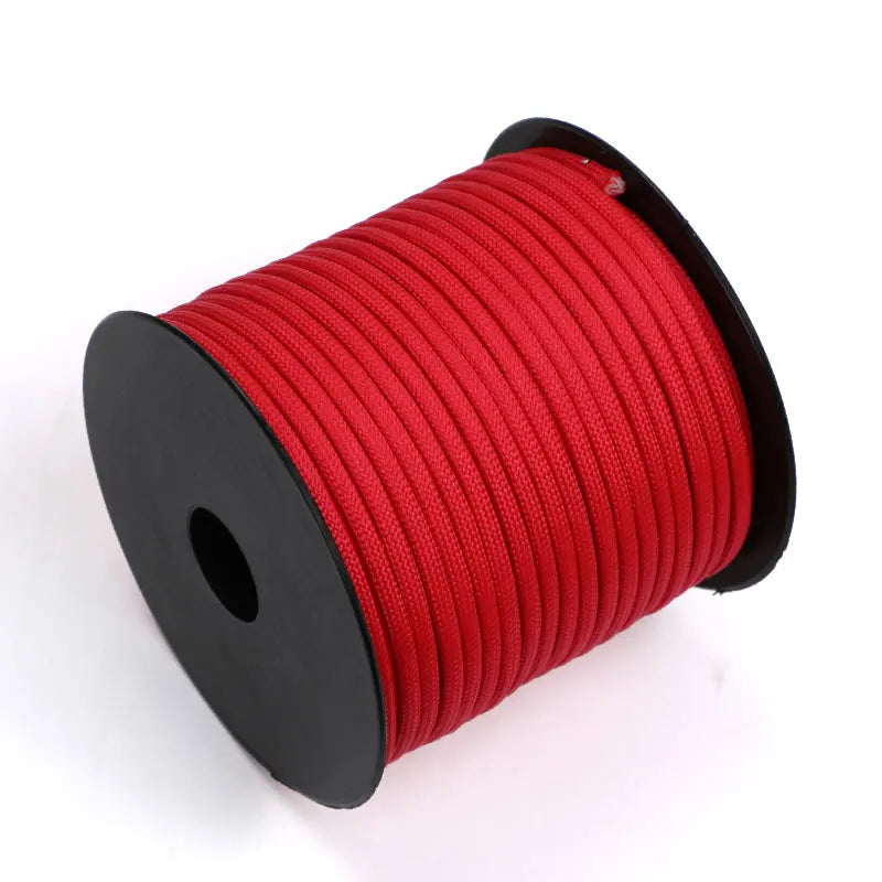 7 Strand 4mm Paracord Rope 550 Military Tactical Parachute Cord for Camping Survival Tent Lanyard DIY Bracelet Weaving Accessori