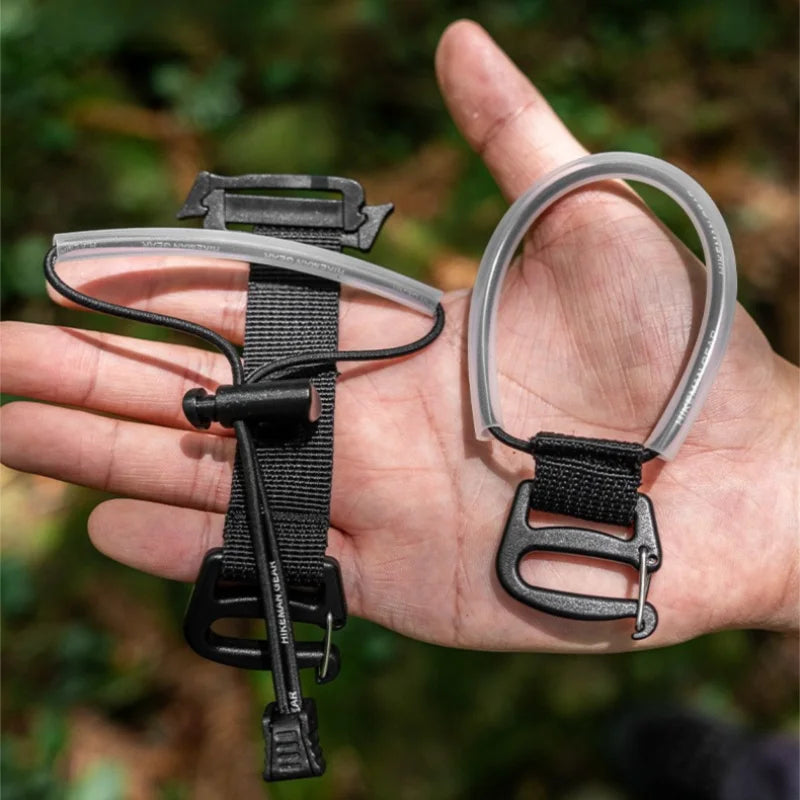 Hiking Pole Fixing Strap Backpack Accessory Easy Elastic Loop Quick Install No Disassembly Outdoor Camping Trekking Pole Holder