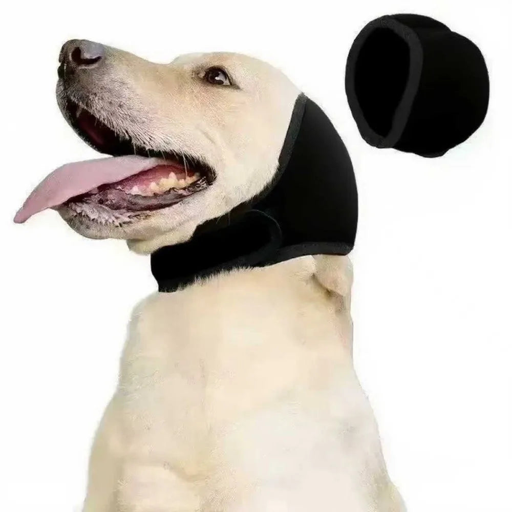 Hearing Protection Dog Calming Earmuff Noise Reduction Shock Proof Dog Earmuffs Waterproof Dog Soothing Headcover