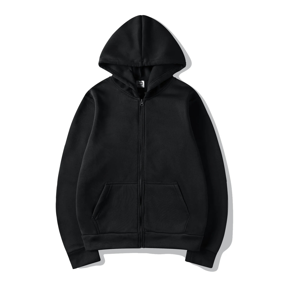 2026 Trend Hooded Sweatshirt Coat with Zipper and Fleece Jacket - Men's and Women's Fall/Winter Solid Color Pullover with Hood