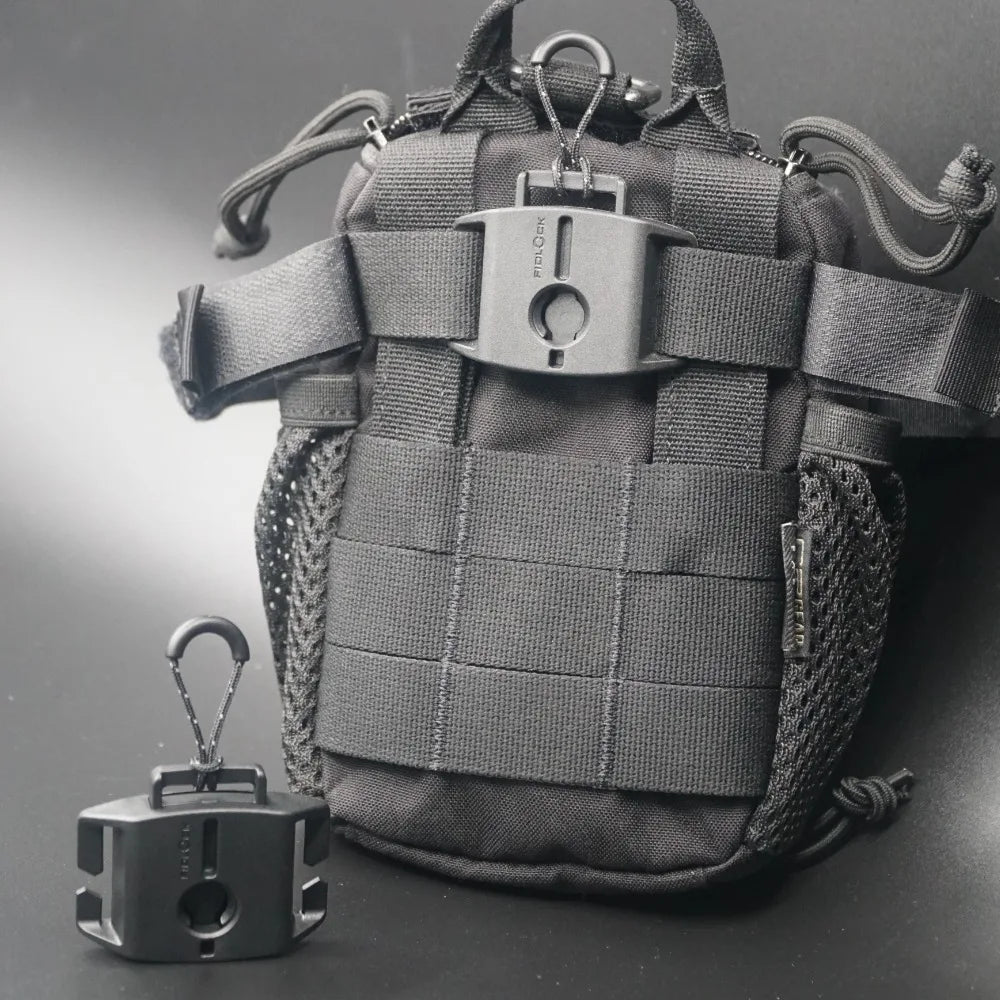 2/4/8 Sets FIDLOCK Snap Pull FIDLOCK Clips Molle Clip Molle Stystem Accessories Magenetic Buckles Tactical Gear