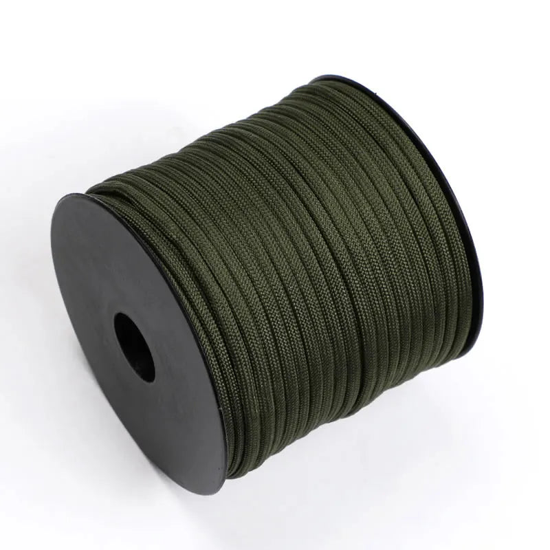 7 Strand 4mm Paracord Rope 550 Military Tactical Parachute Cord for Camping Survival Tent Lanyard DIY Bracelet Weaving Accessori